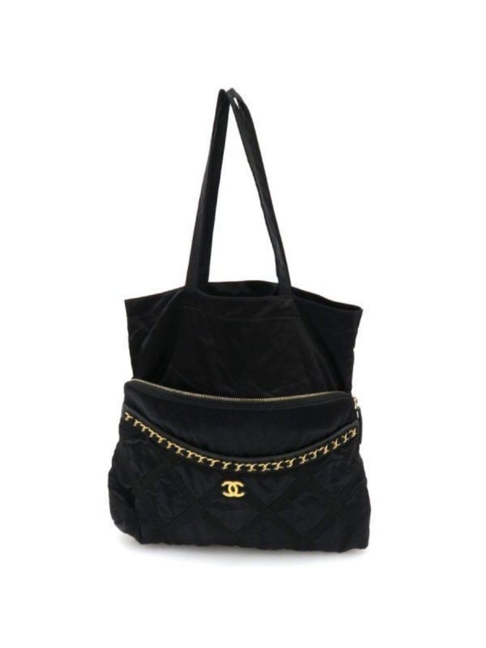 Chanel Quilted Nylon Tote